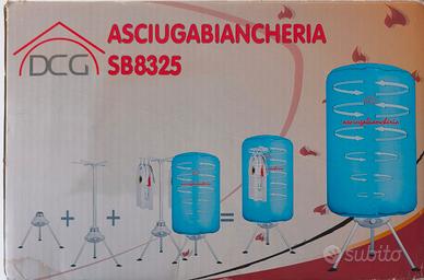 asciugabiancheria sb8325 portatile ad aria calda