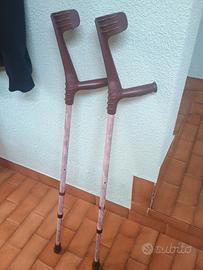 coppia stampelle regolabili