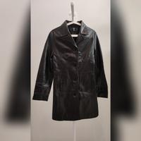 Trench in vera pelle