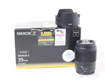 OBIETTIVO NIKON Z 35 MM F/1.8 S. NITAL. GARANZIA.