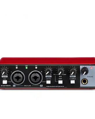 Interfaccia audio professionale USB 24 bit 2+2