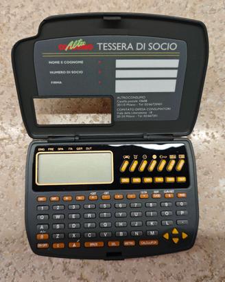 Organizzatore Traduttore 6 lingue con banca dati -