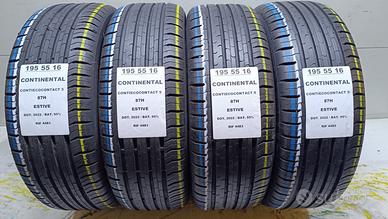 4 GOMME 195 55 16 CONTINENTAL RIF4483