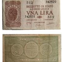 banconota da 1 lira 