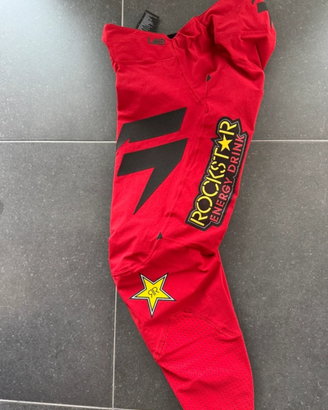 Pantaloni motocross shift rockstar husqvarna nuovi