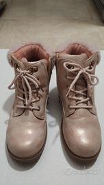 Stivaletti rosa n. 35 marca 10 baci