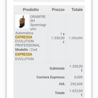 SPREMIAGRUMI PROFESSIONALE AUTOMATICO