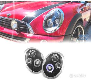 FARI PER MINI COOPER 01-06 OCCHI ANGELI NERI