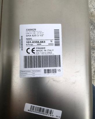 Lavello da cucina a doppia vasca Franke in acciaio