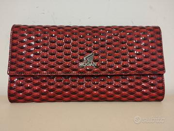 Pochette Hogan rosso metallizzato 