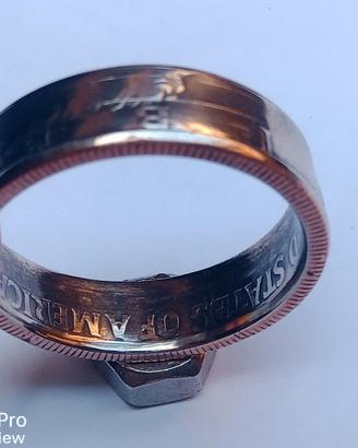 Anello da moneta 1/2 Dollaro U.S.A 1976