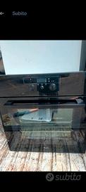 forno da incasso whirpool ventilato vetro nero 