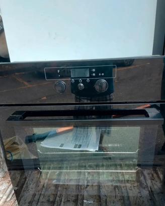 forno da incasso whirpool ventilato vetro nero 