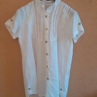 Camicia Donna Camicione 100% lino made in Italy