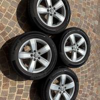 4 cerchioni in lega originali Volkswagen R16