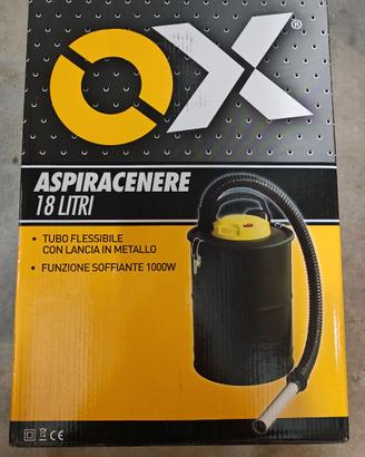 Bidone Aspiracenere 18 Litri 1000W