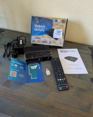 Kit Tivùsat HD + Smart Card + Wi-Fi Tutto Incluso