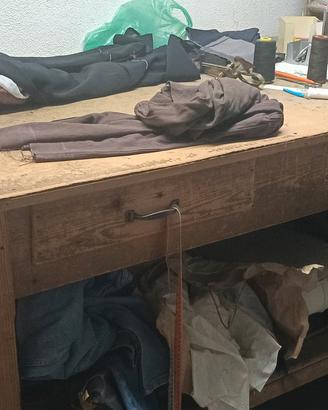 bancone sarto in legno 