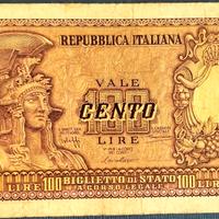 Biglietto di stato Repubblica Italiana da 100 lire