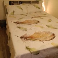 Lenzuolo matrimoniale in 4 pezzi hand made 