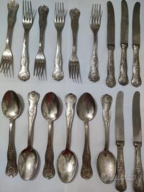 set posate in Argento 17 PZ del  1900 antiche 