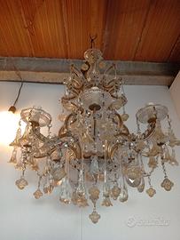Grande lampadario Maria Teresa antico