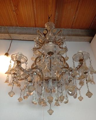 Grande lampadario Maria Teresa antico