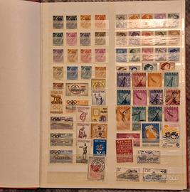 Album circa 250 francobolli vari