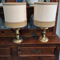 Coppia di paralumi vintage