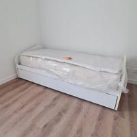 Letto singolo con secondo letto estraibile