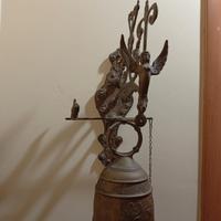 campanello da giardino in ottone 