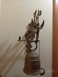 campanello da giardino in ottone 