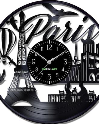 Orologio da Parete su Disco in Vinile da 33 Giri