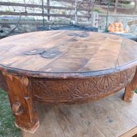 tavolino legno con stoccaggio 