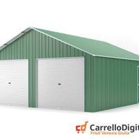 Box cantiere 666x724 due saracinesche verde