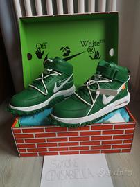 Nike Air force 1 off white pine green