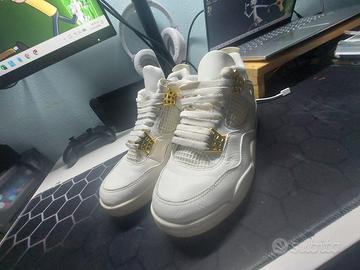 Air jordan 4 metallic gold originali