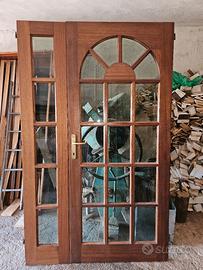vetrina legno massello 