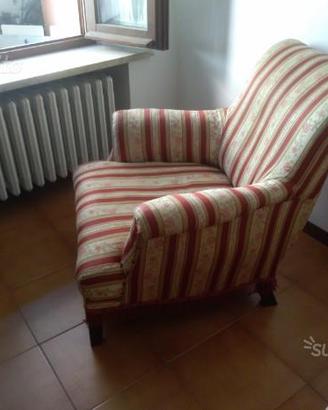 Poltrona stile chippendale anni 30