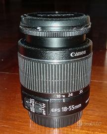 Obiettivo Canon EFS 18-55 mm 1:3.5-5.6 IS II