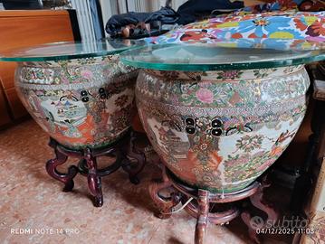 vasi acquario ceramica cinese 