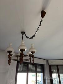 Lampadario con 6 punti luce