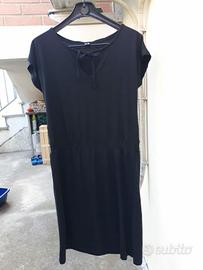 Vestito estivo  in jersey nero 