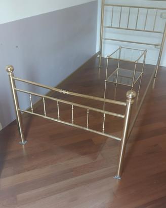 letto in ottone 