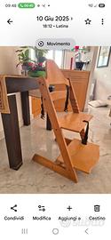 Seggiolone Stokke Tripp Trapp in legno naturale 