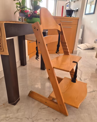Seggiolone Stokke Tripp Trapp in legno naturale 