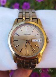 Seiko al quarzo vintage,dorato. Perfettamente f