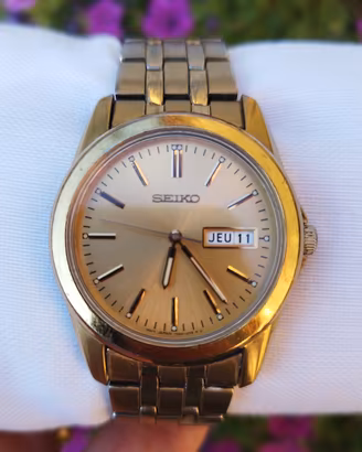 Seiko al quarzo vintage,dorato. Perfettamente f