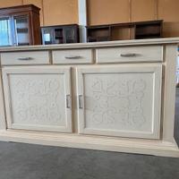 Credenza in legno nuova bianca