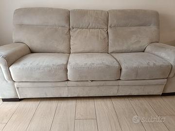 Divano Dondi 3 posti con pedana estraibile piedi